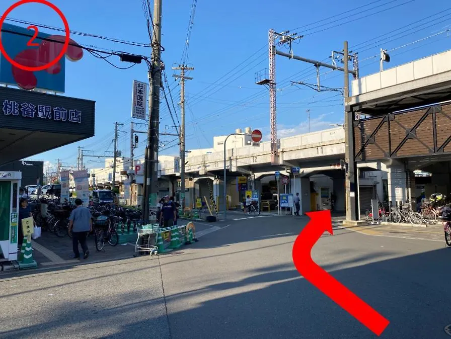 Eaglehome Jr環狀線桃谷駅旁走路5分鐘 全新2層樓2加1房 最多可6人一起入住 Ósaka Apartmán